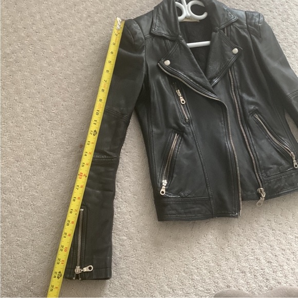 Whistles genius leather biker jacket - Picture 9 of 12